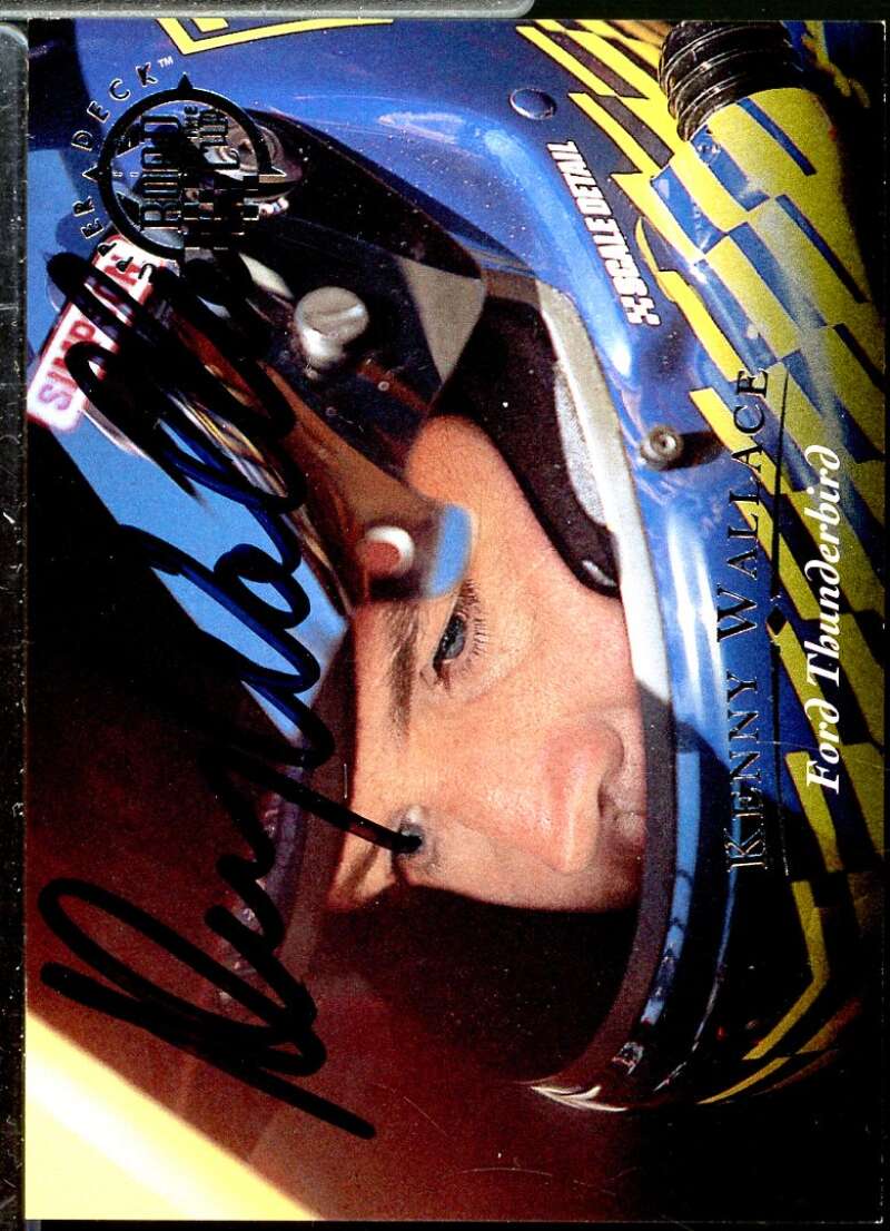 Kenny Wallace Card 1996 Upper Deck Road To The Cup Autographs #H20  Image 1