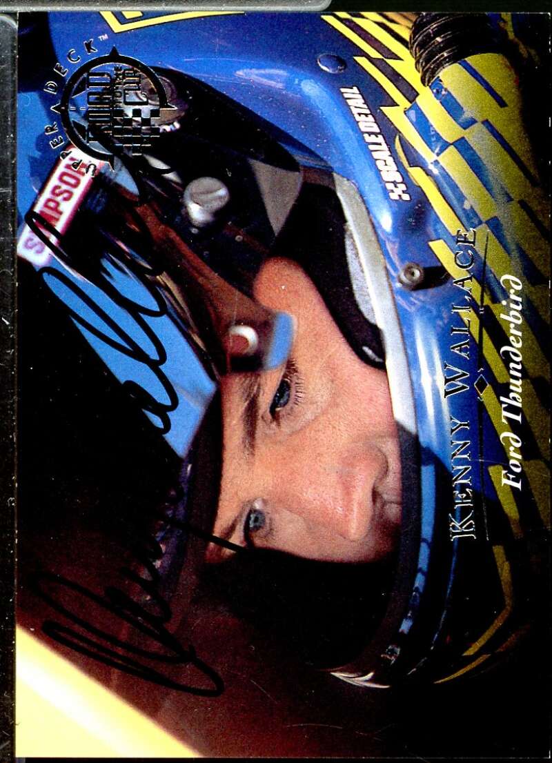 Kenny Wallace Card 1996 Upper Deck Road To The Cup Autographs #H20  Image 1