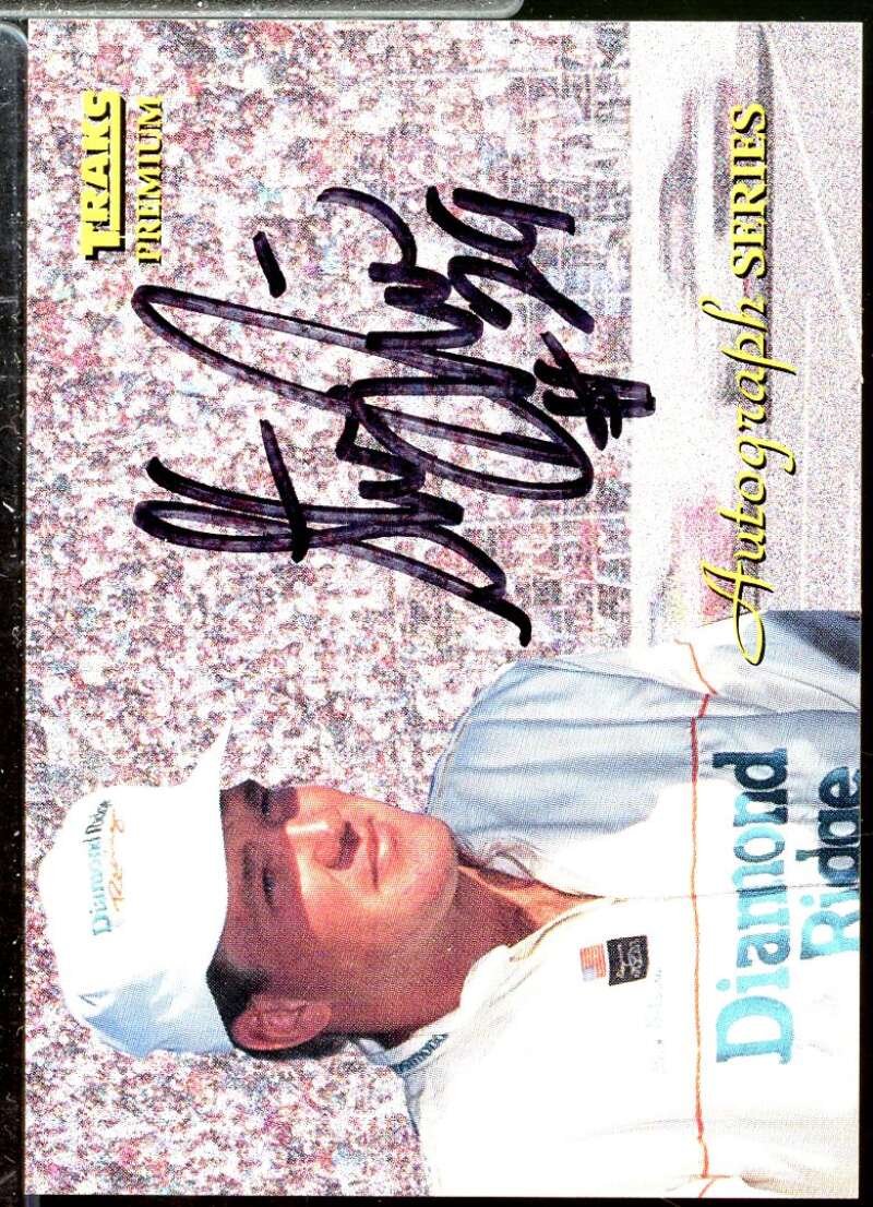 Steve Grissom Card 1994 Traks Autographs #A5  Image 1