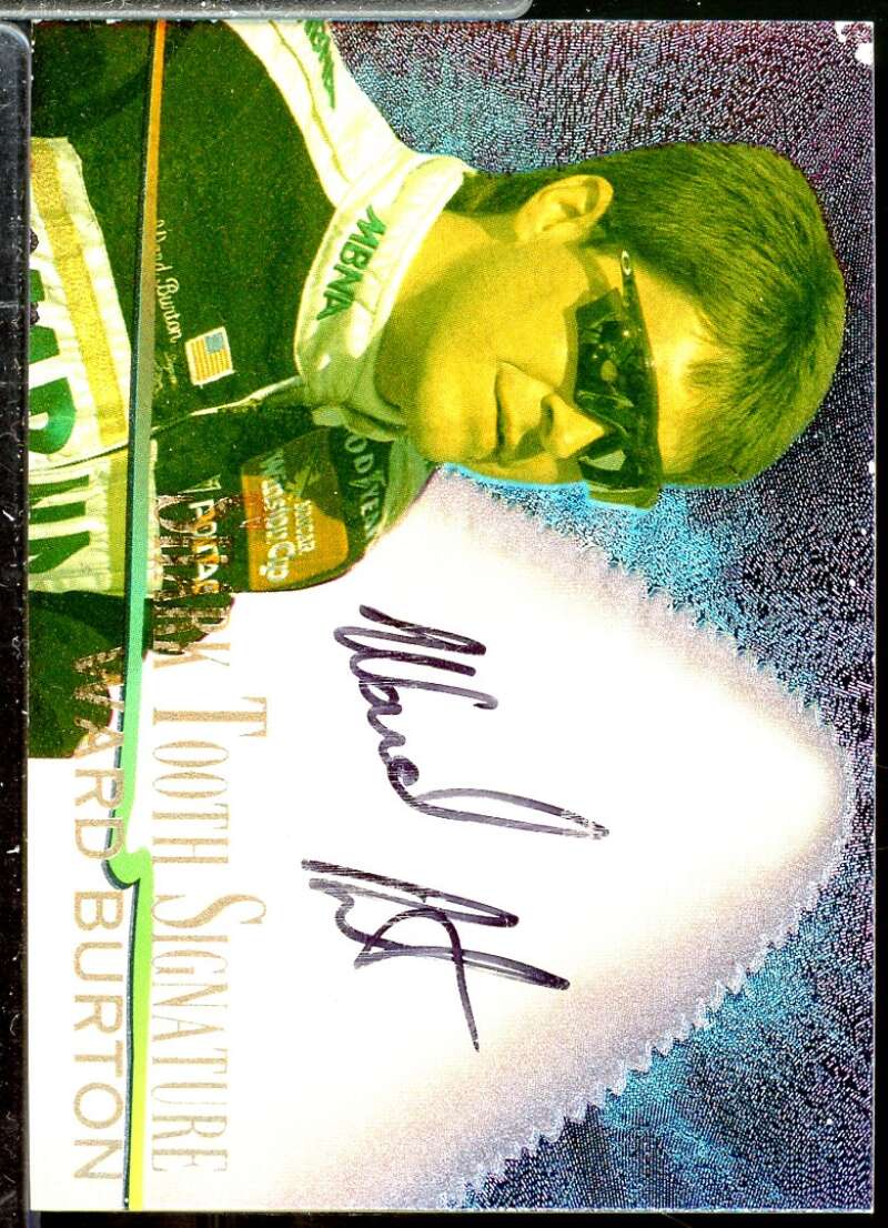 Ward Burton Card 1997 Race Sharks Shark Tooth Signatures #ST10  Image 1