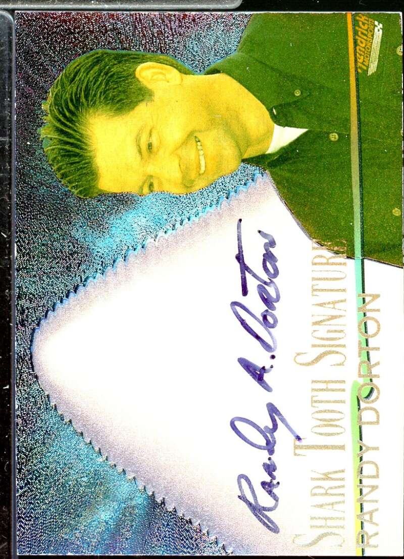 Randy Dorton Card 1997 Race Sharks Shark Tooth Signatures #ST24  Image 1