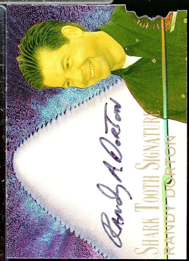 Randy Dorton Card 1997 Race Sharks Shark Tooth Signatures First Bite #ST24  Image 1