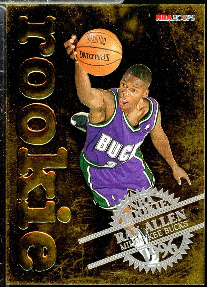 Ray Allen Card 1996-97 Hoops Rookies #2  Image 1