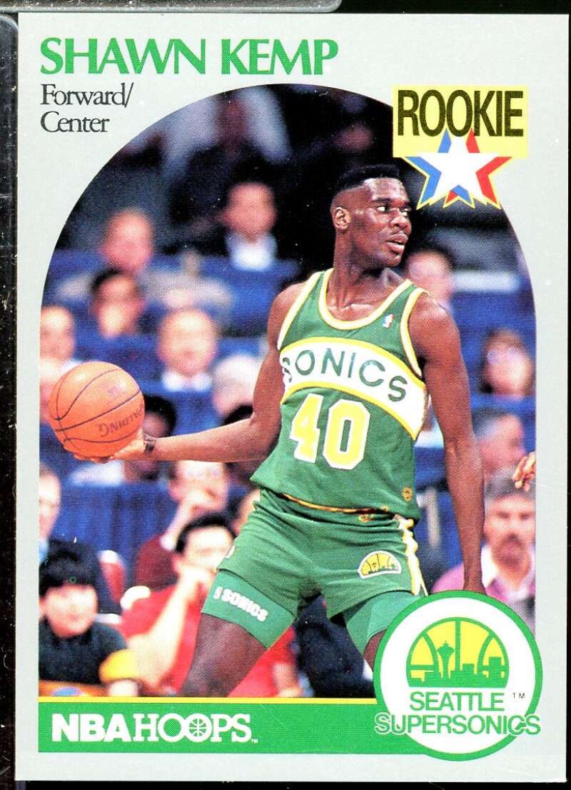 Shawn Kemp Rookie Card 1990-91 Hoops #279  Image 1