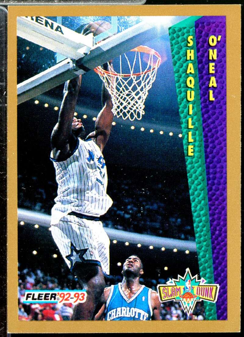 Shaquille O'Neal SD Rookie Card 1992-93 Fleer Tony's Pizza #68  Image 1