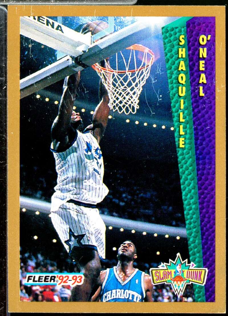 Shaquille O'Neal SD Rookie Card 1992-93 Fleer Tony's Pizza #68  Image 1