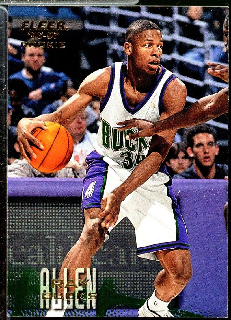 Ray Allen Rookie Card 1996-97 Fleer #212  Image 1