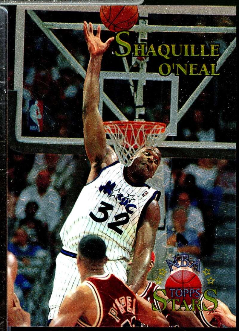 Shaquille O'Neal Card 1996 Topps Stars Finest #132  Image 1