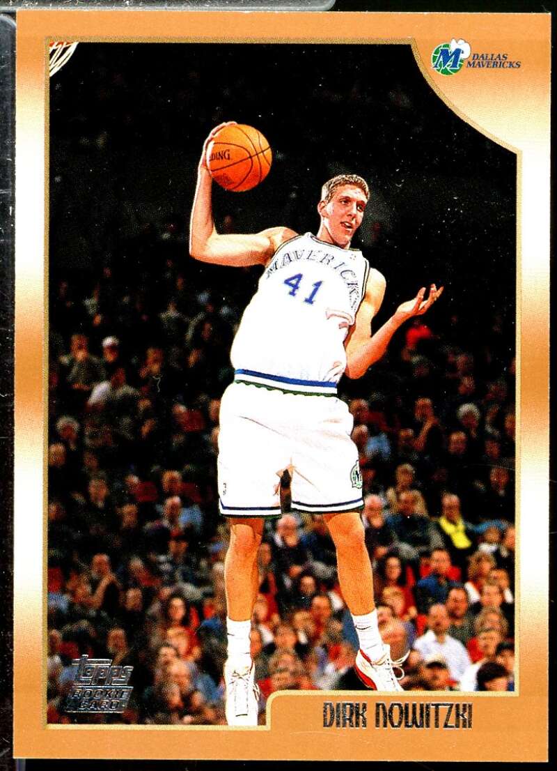Dirk Nowitzki Rookie Card 1998-99 Topps #154  Image 1