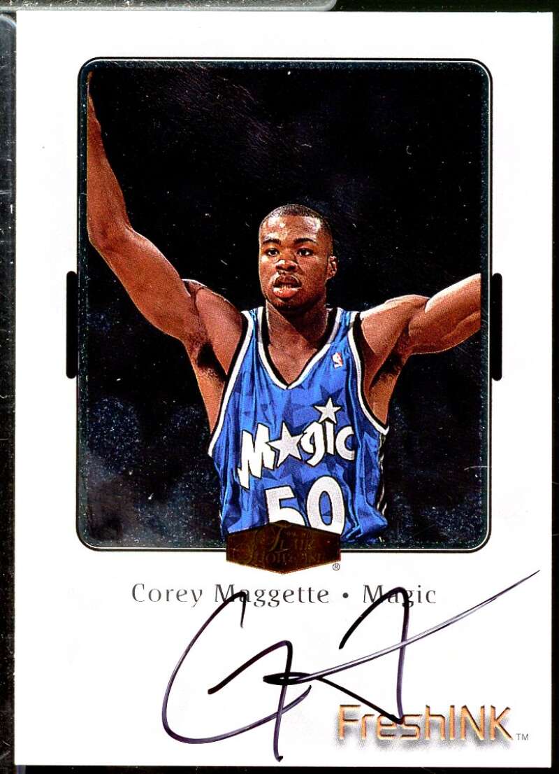 Corey Maggette Rookie Card 1999-00 Flair Showcase Fresh Ink #16  Image 1
