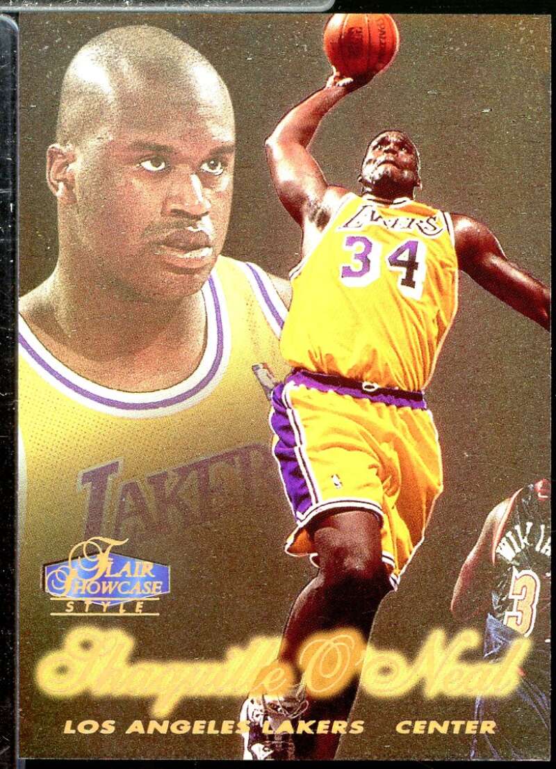 Shaquille O'Neal Card 1997-98 Flair Showcase Row 2 #7  Image 1