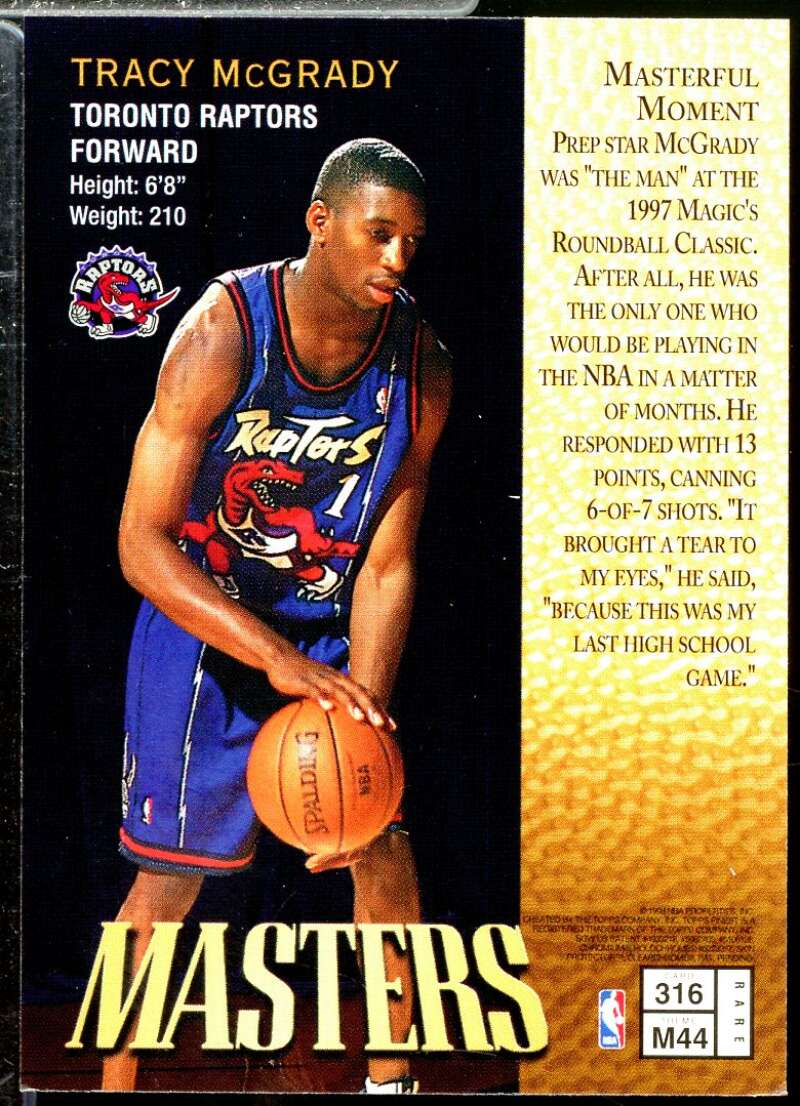 Tracy McGrady G Card 1997-98 Finest #316  Image 2