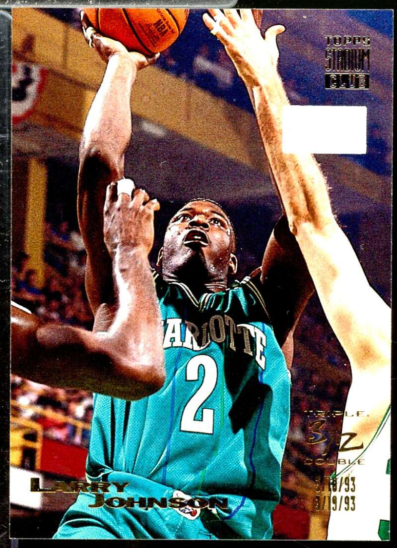 Larry Johnson TD Card 1993-94 Stadium Club First Day Issue #6  Image 1