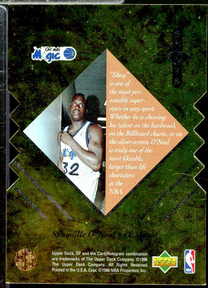 Shaquille O'Neal Card 1995-96 SP Championship Championship Shots #S20  Image 2