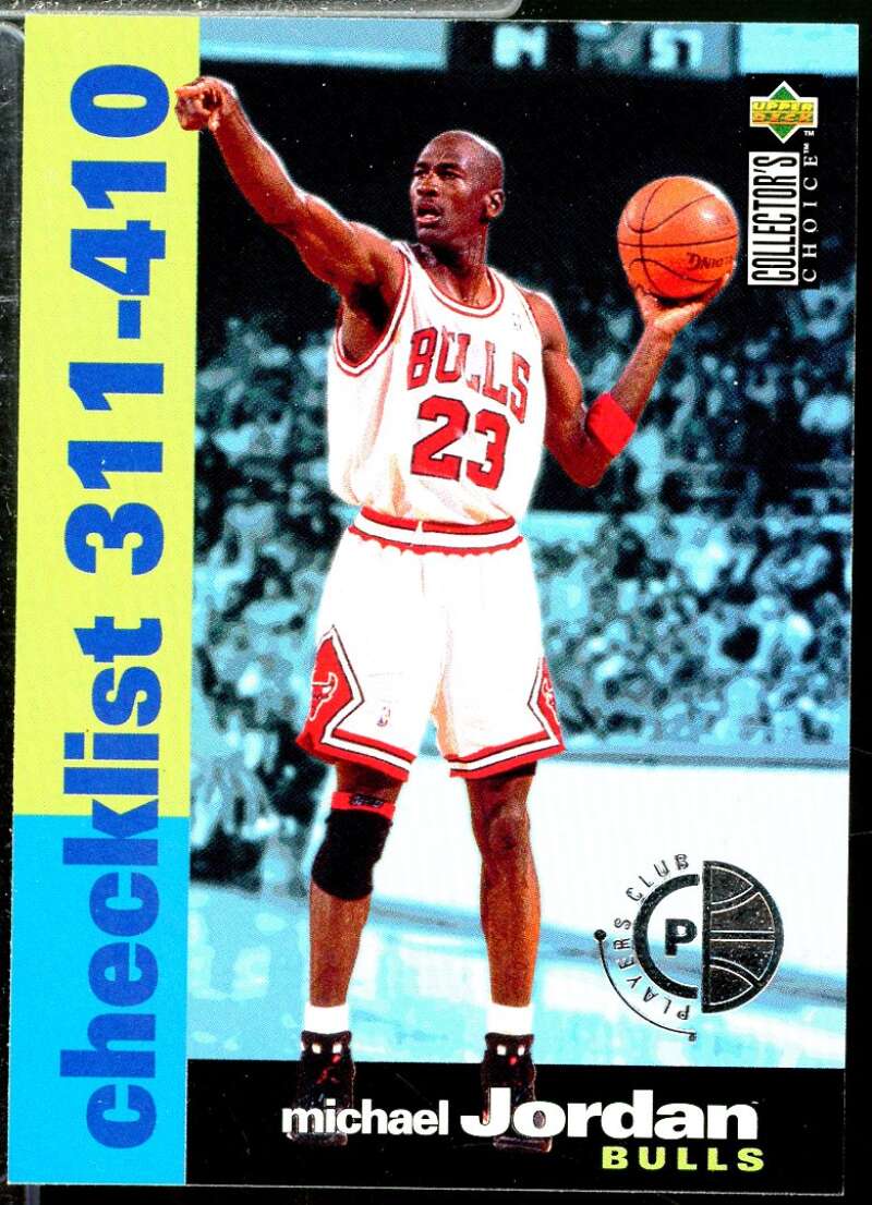 Michael Jordan CL Card 1995-96 Collector's Choice Player's Club #410  Image 1