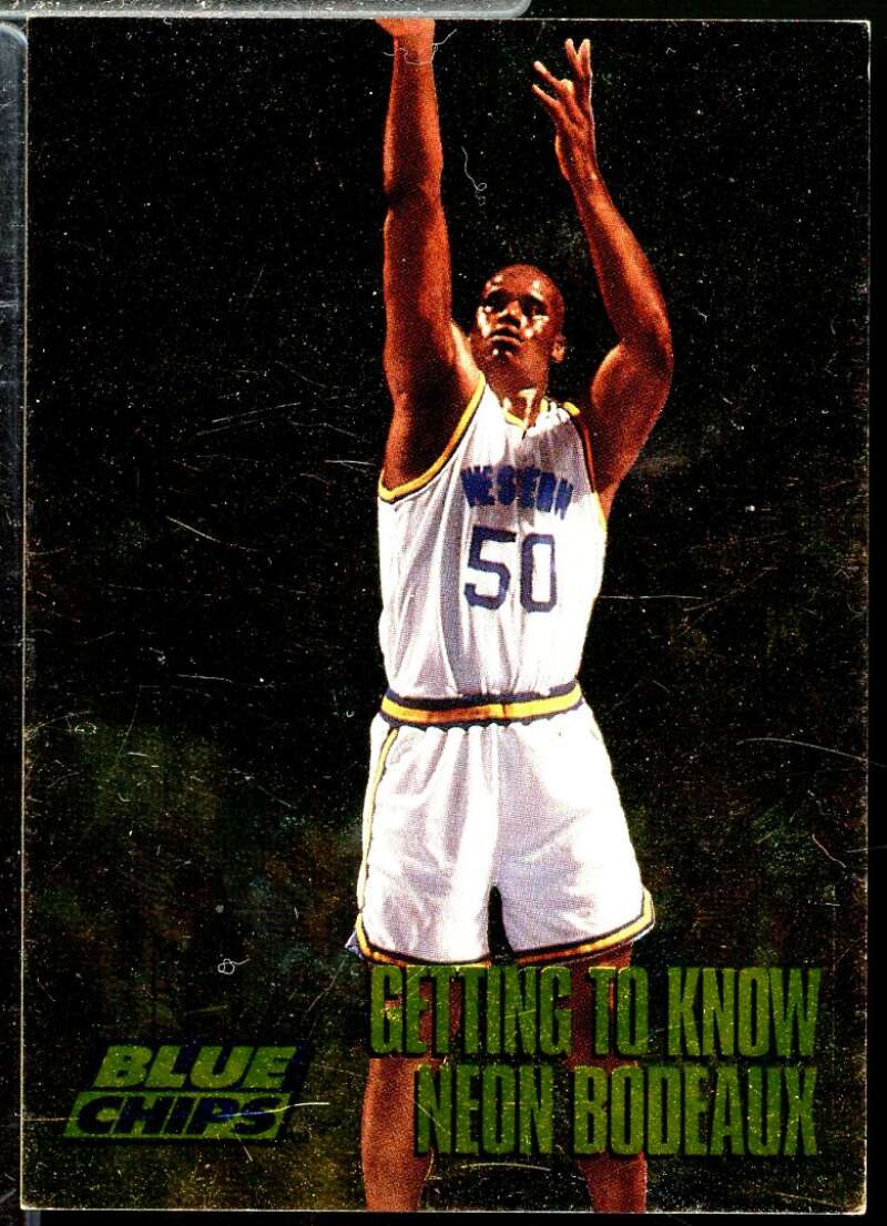 Neon Bodeaux/(Shaquille O'Neal) Card 1994 SkyBox Premium Blue Chips #F3  Image 1