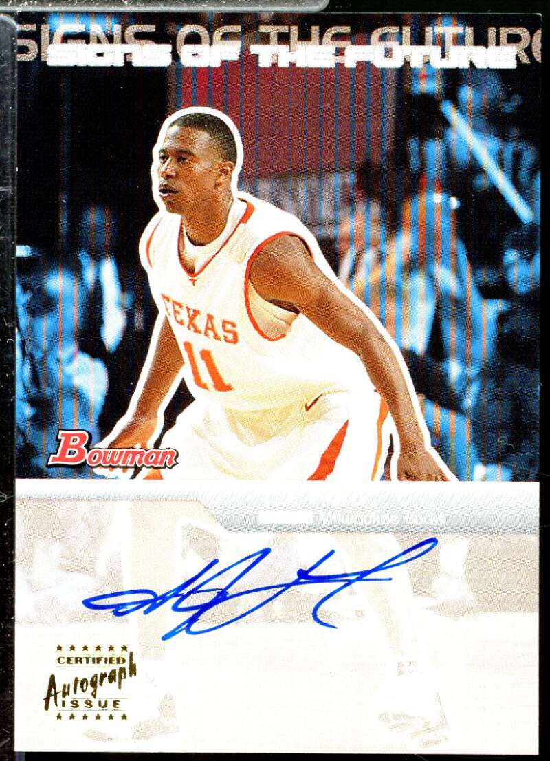 T.J. Ford Card 2003-04 Bowman Signs of the Future #TJ  Image 1
