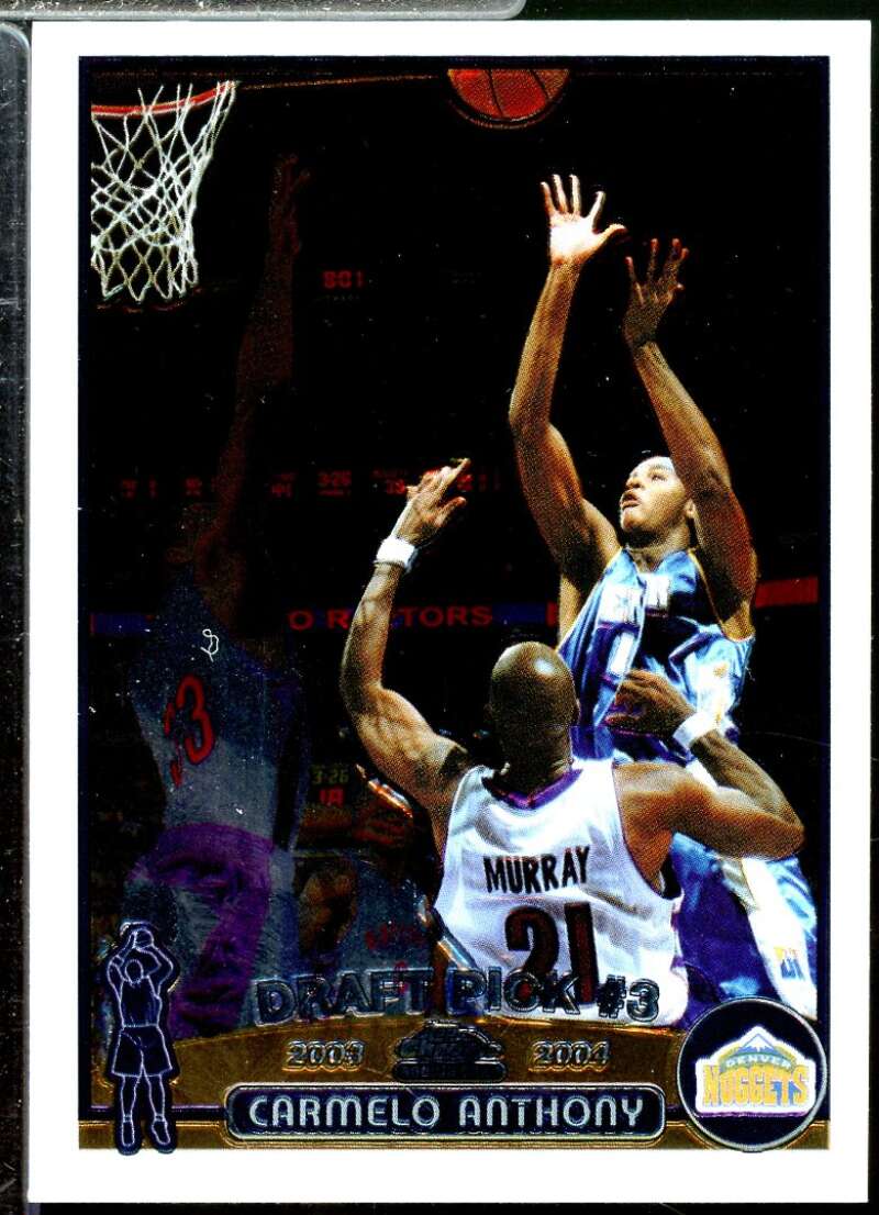 Carmelo Anthony Rookie Card 2003-04 Topps Chrome #113  Image 1