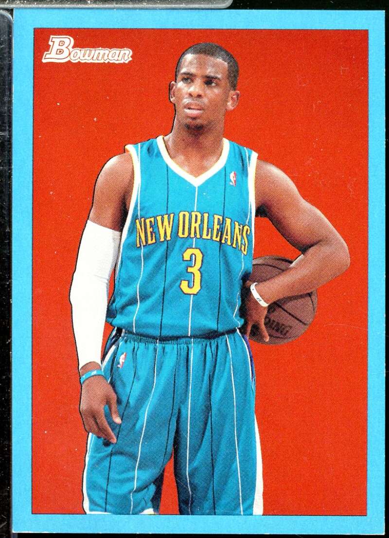 Chris Paul Card 2009-10 Bowman 48 Blue #51  Image 1