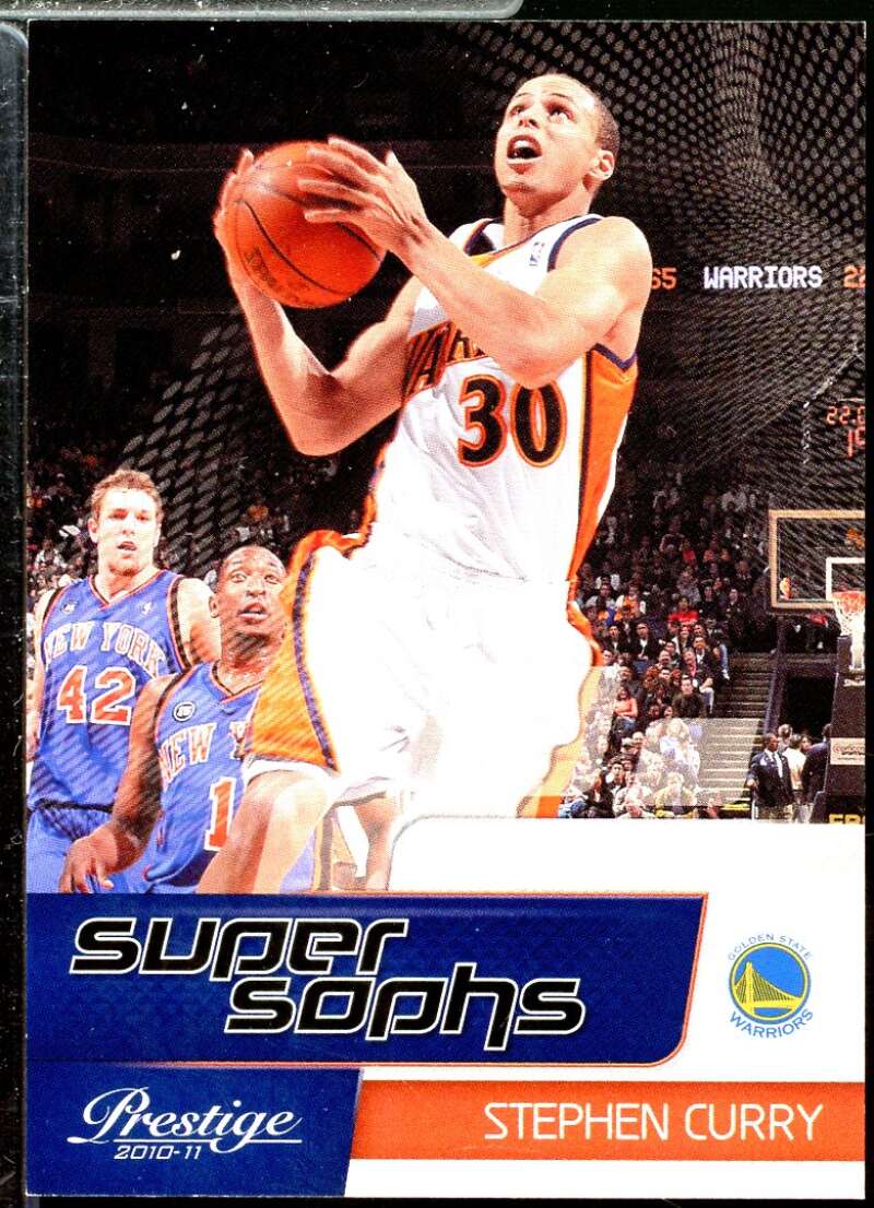 Stephen Curry Card 2010-11 Prestige Super Sophs #3  Image 1