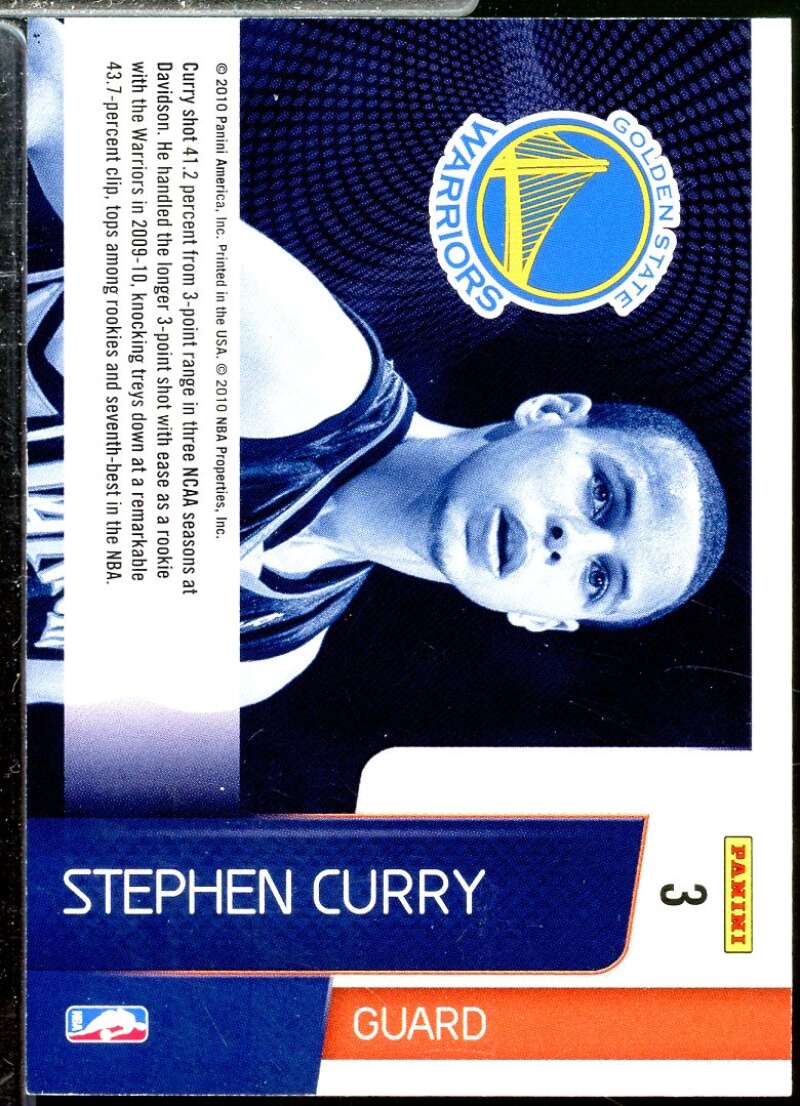 Stephen Curry Card 2010-11 Prestige Super Sophs #3  Image 2