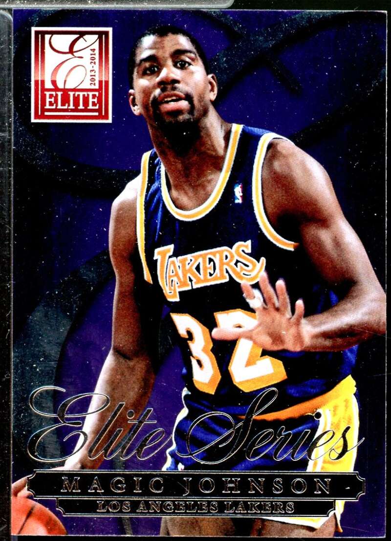 Magic Johnson Card 2013-14 Elite Series Inserts #17  Image 1