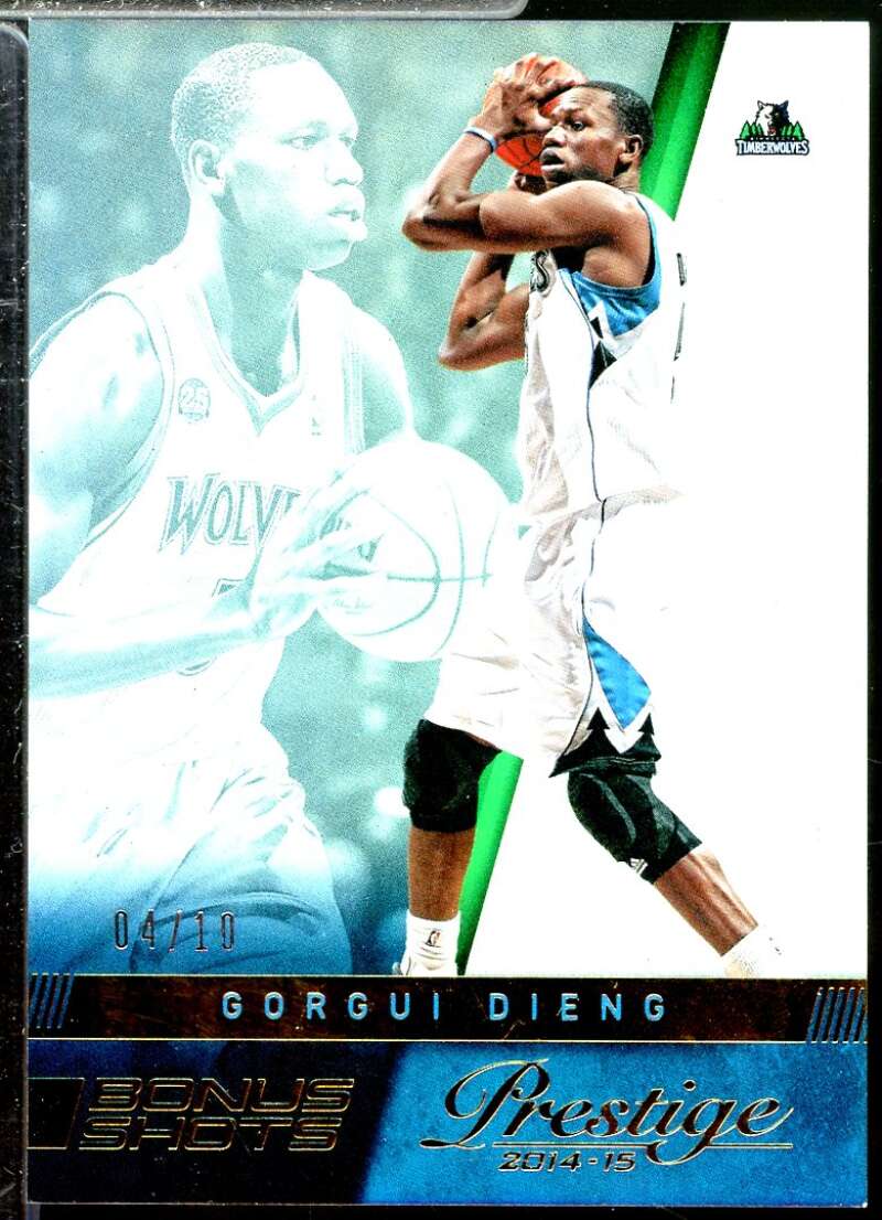 Gorgui Dieng Card 2014-15 Prestige Premium Bonus Shots Gold (4/10) #111  Image 1