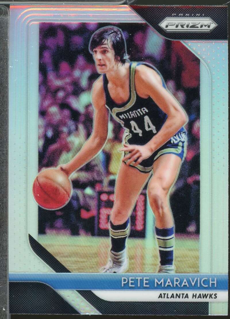 Pete Maravich Card 2018-19 Panini Prizm Prizms Silver #255  Image 1