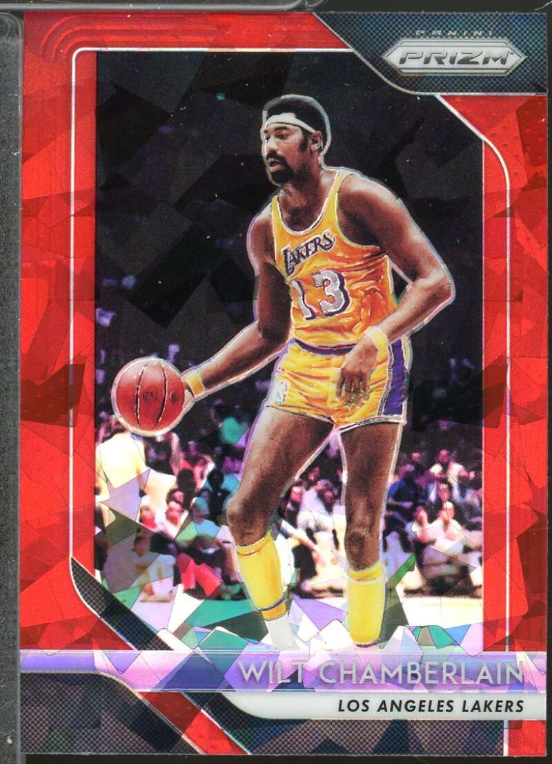Wilt Chamberlain Card 2018-19 Panini Prizm Prizms Red Ice #205  Image 1