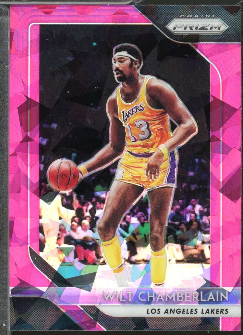 Wilt Chamberlain Card 2018-19 Panini Prizm Prizms Pink Ice #205  Image 1