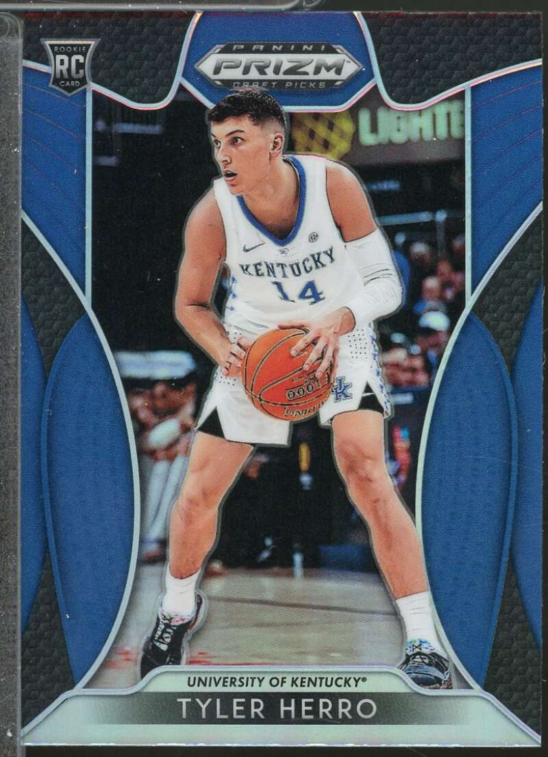 Tyler Herro rookie Card 2019-20 Panini Prizm Draft Picks Prizms Blue #79  Image 1