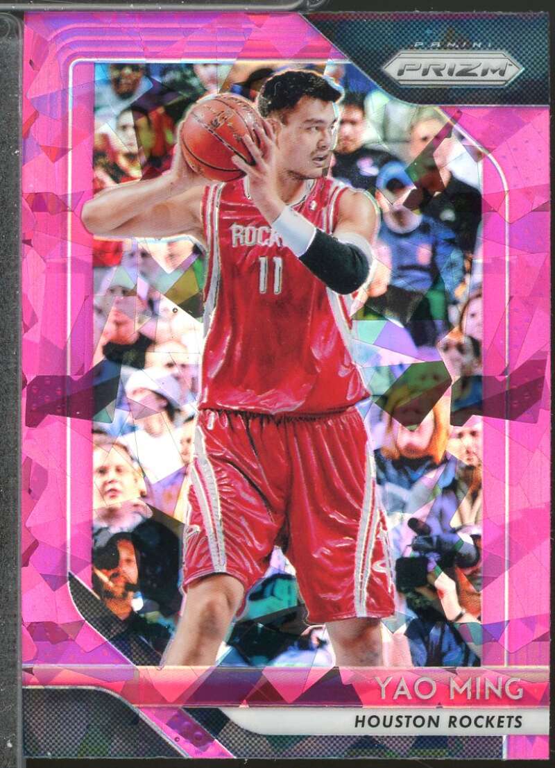 Yao Ming Card 2018-19 Panini Prizm Prizms Pink Ice #135  Image 1