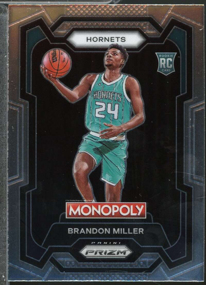 Brandon Miller Rookie Card 2023-24 Panini Prizm Monopoly #15  Image 1