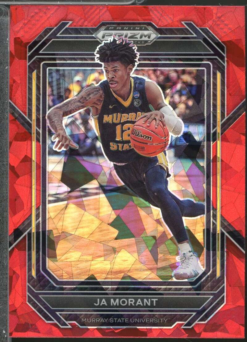 Ja Morant Card 2023-24 Panini Prizm Draft Picks Prizms Red Ice #57  Image 1