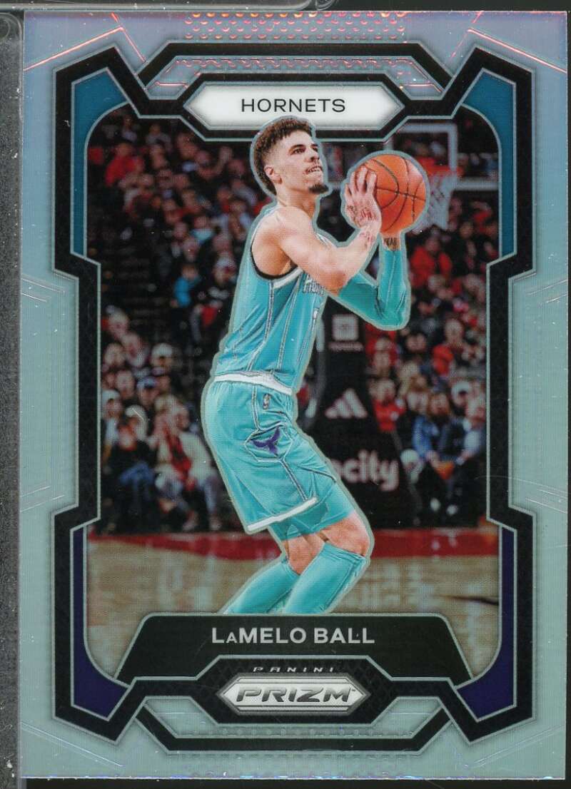 LaMelo Ball Card 2023-24 Panini Prizm Prizms Silver #41  Image 1