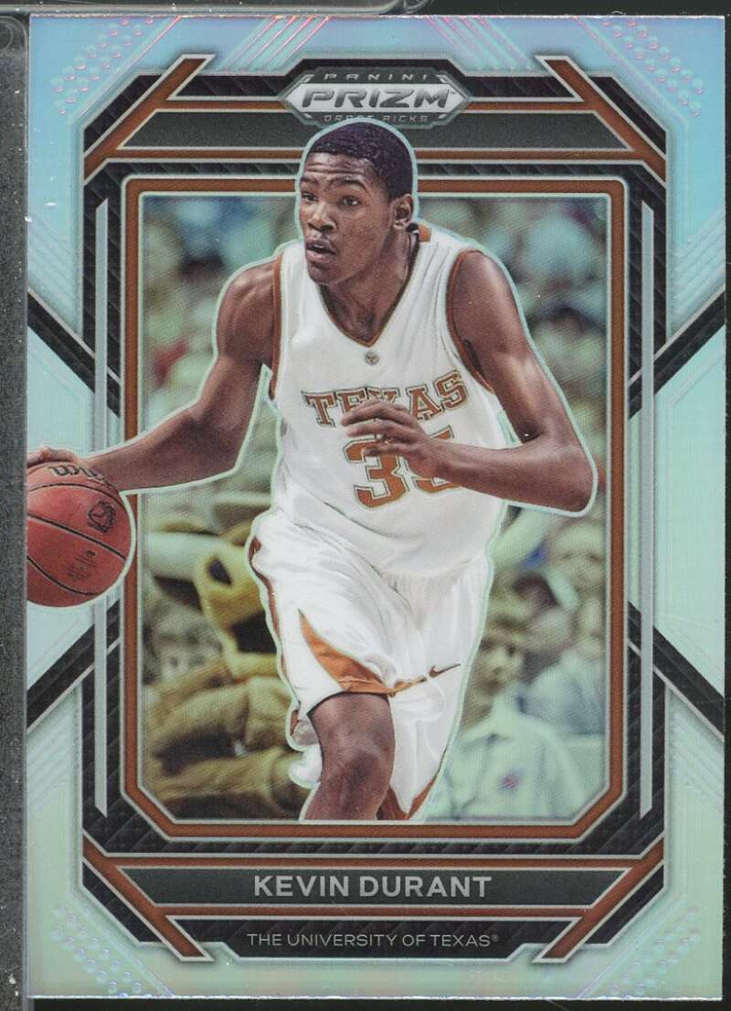 Kevin Durant Card 2023-24 Panini Prizm Draft Picks Prizms Silver #70  Image 1
