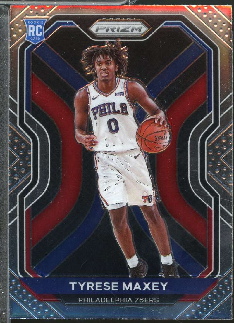 Tyrese Maxey Rookie Card 2020-21 Panini Prizm #256  Image 1