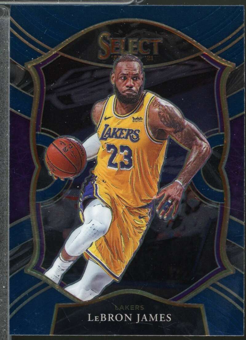 LeBron James Card 2020-21 Select Blue Retail #23  Image 1