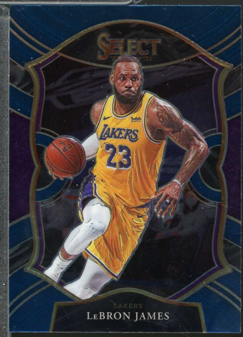 LeBron James Card 2020-21 Select Blue Retail #23  Image 1