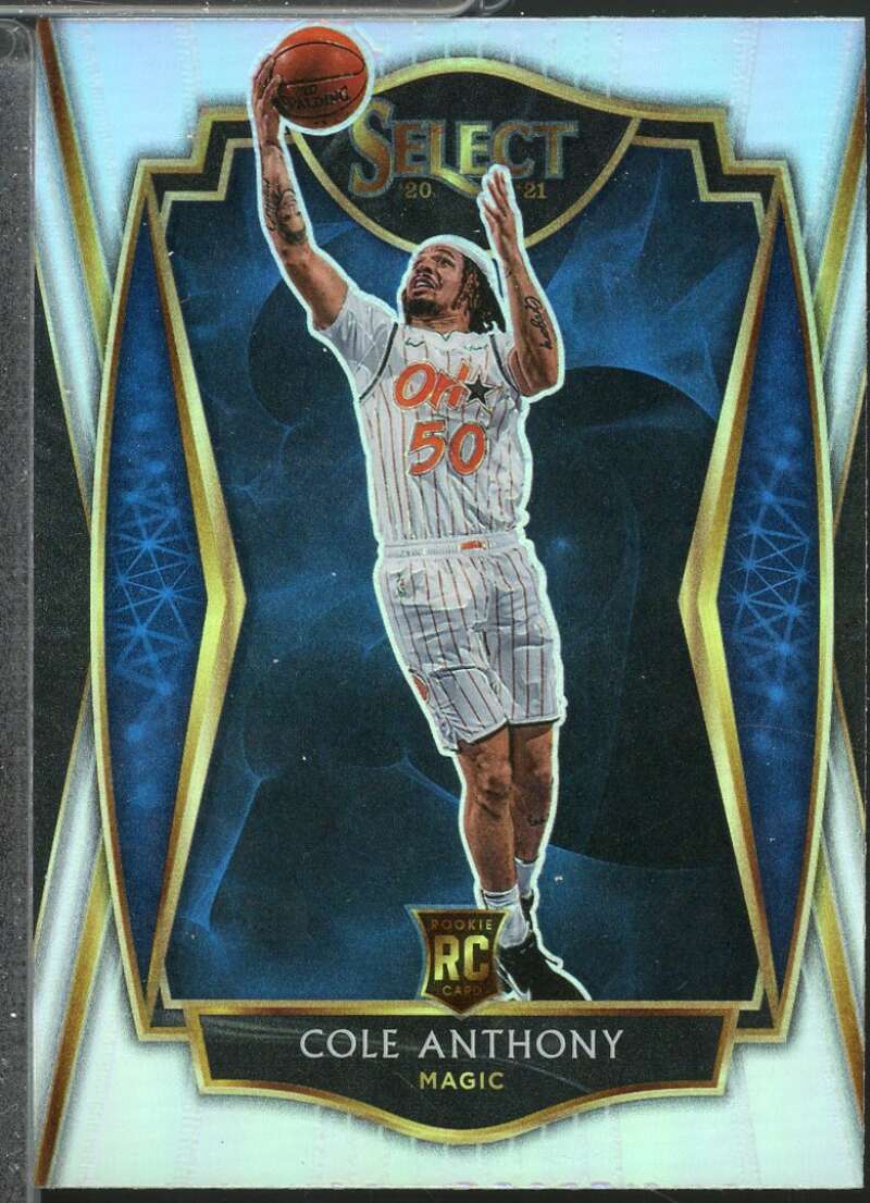 Cole Anthony Rookie Card 2020-21 Select Prizms Silver #177  Image 1