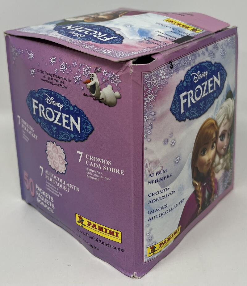 2014 Disney Movie Frozen 50-Pack Trading Card Album Sticker Box Image 2