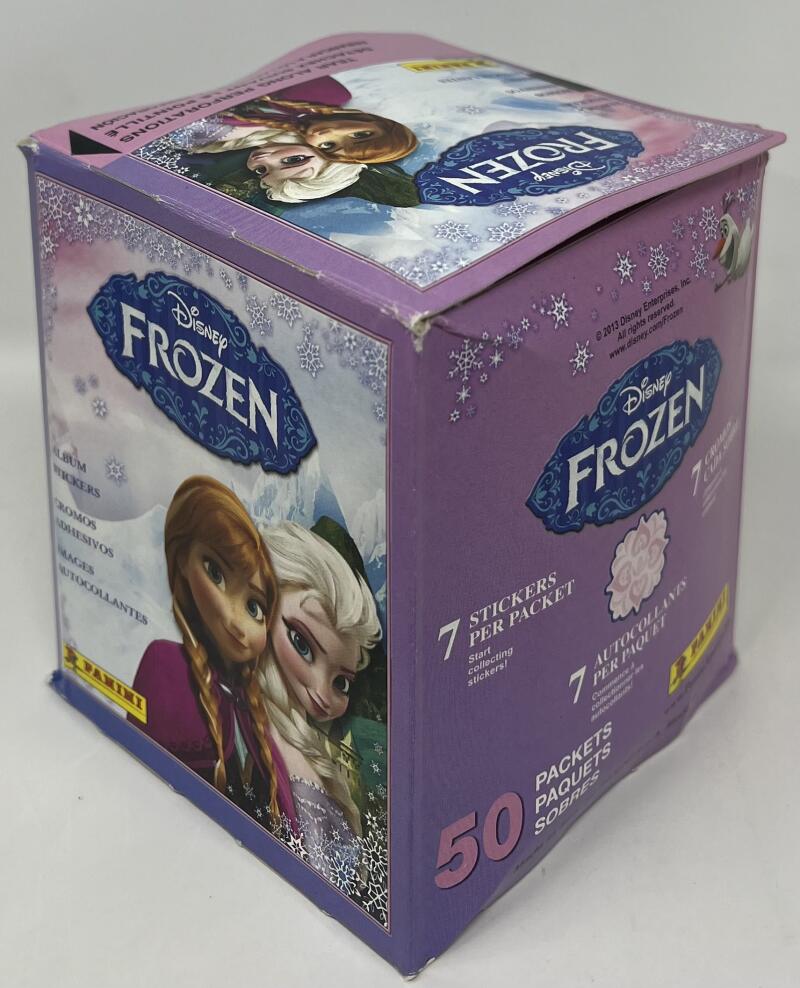 2014 Disney Movie Frozen 50-Pack Trading Card Album Sticker Box Image 3