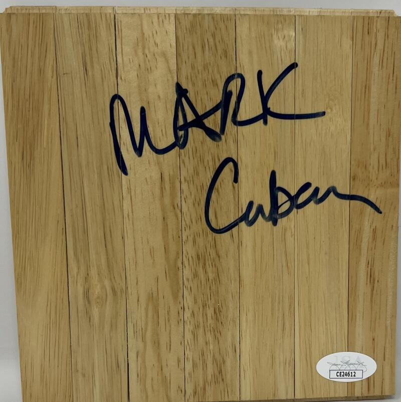  Mark Cuban Autograph Signed Floorboard Wood Plank JSA Authentic Image 2