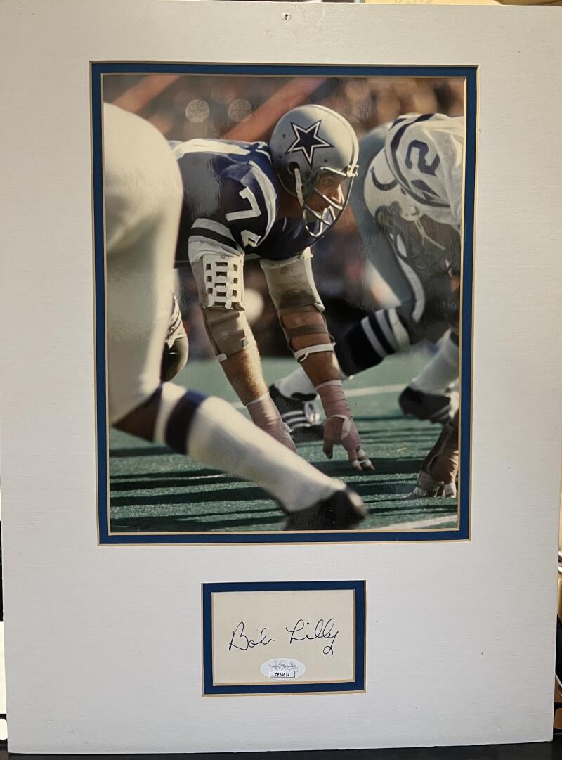 Bob Lilly Autograph Signed Dallas Cowboys  JSA Authentic Image 2