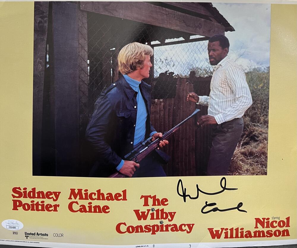 Michael Caine Autograph Signed Photo JSA Authentic Image 1