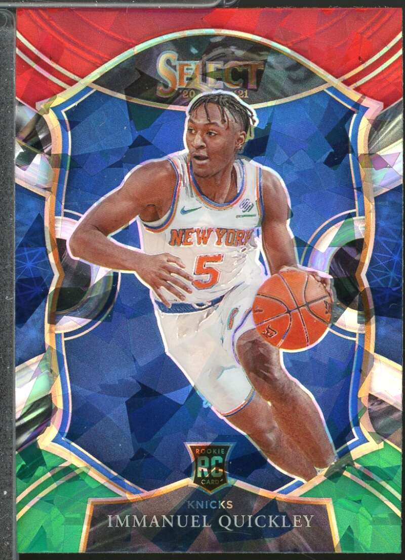 Immanuel Quickley Rookie Card 2020-21 Select Prizms Tri-Color #85  Image 1