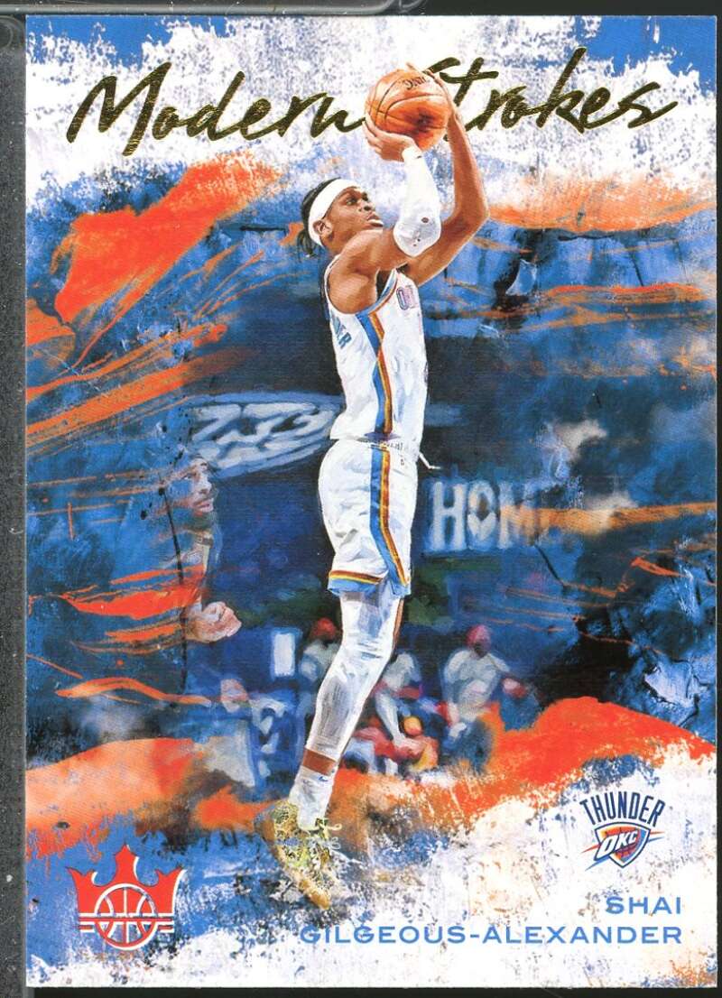Shai Gilgeous-Alexander Card 2020-21 Court Kings Modern Strokes #27  Image 1