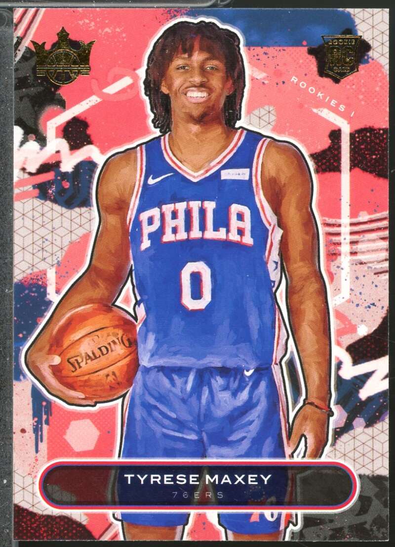 Tyrese Maxey Rookie Card 2020-21 Court Kings #78  Image 1