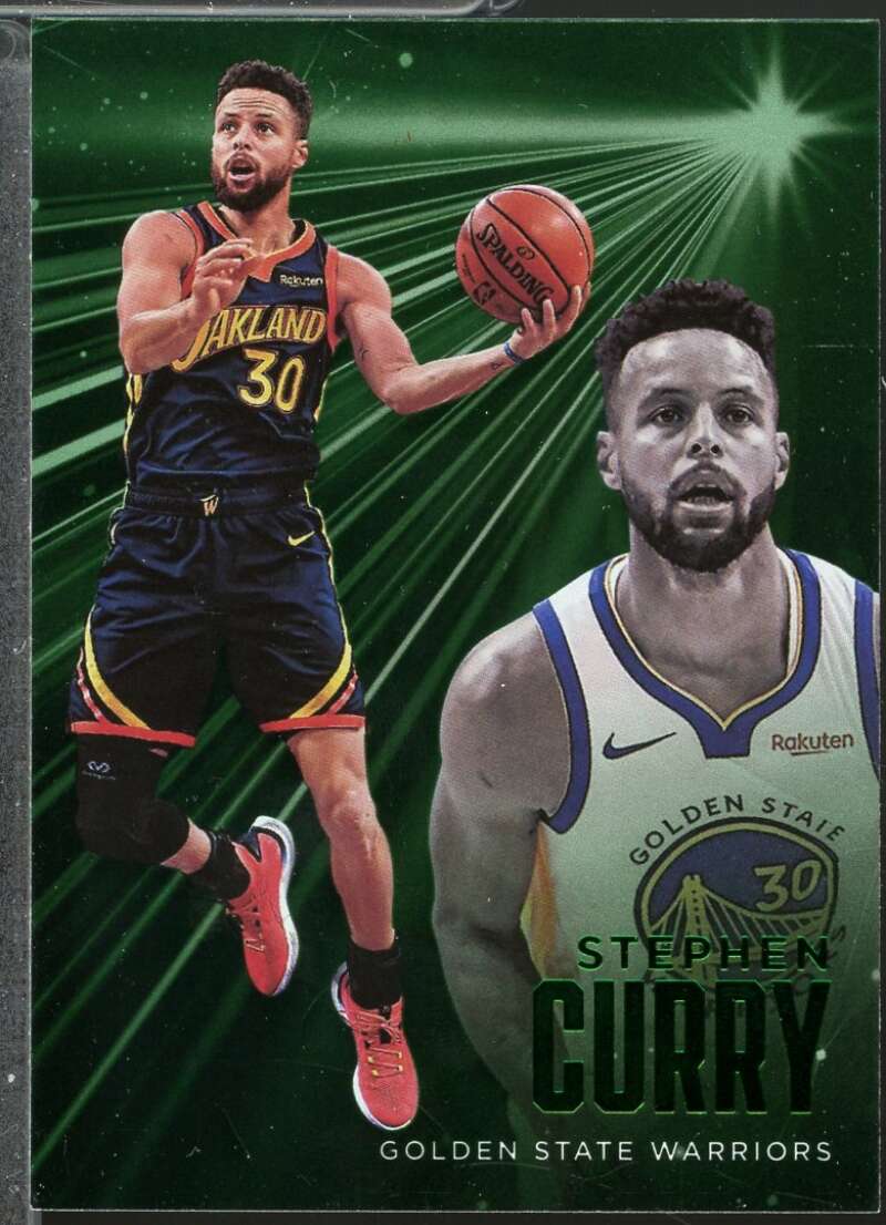 Stephen Curry/Essentials Card 2020-21 Panini Chronicles Green #231  Image 1