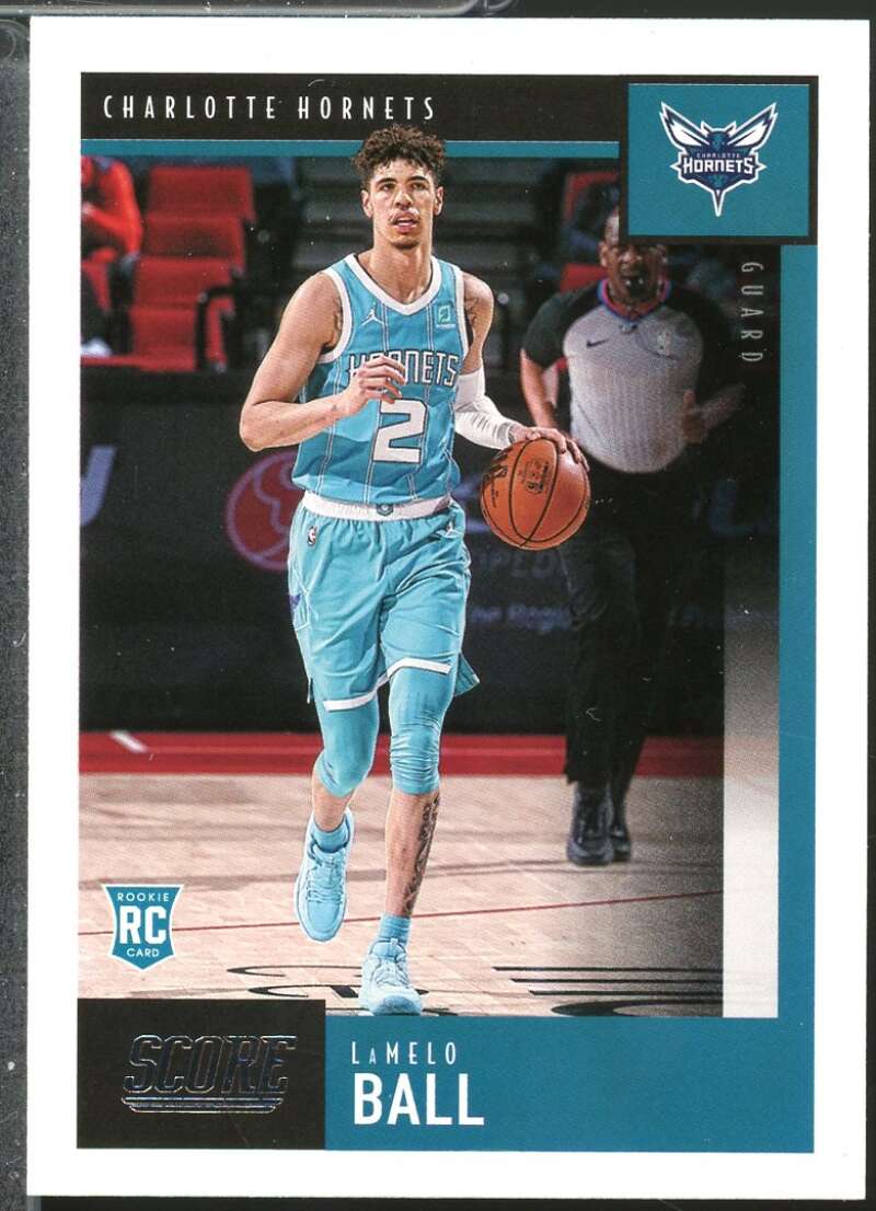 LaMelo Ball/Score Rookie Card 2020-21 Panini Chronicles #604  Image 1